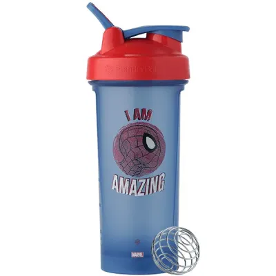Шейкер спортивний Blender Bottle Classic Loop Pro 28oz/820 ml Marvel Spider Man Синій (600558) Шейкер спортивний Blender Bottle Classic Loop Pro 28oz/820 ml Marvel Spider Man Синій (600558)