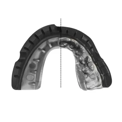 Капа під брекети Opro Gold Braces 11+ Black Silver (102518001)