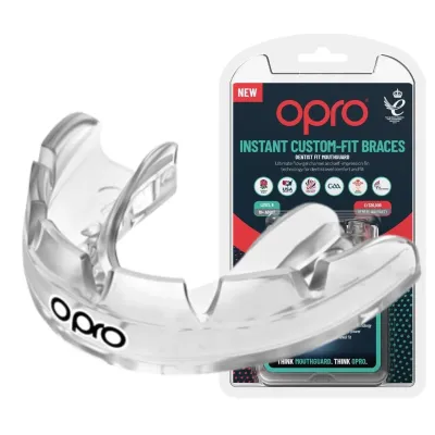 Капа доросла Opro Instant Single Colour Braces 11+ Clear (102522007)