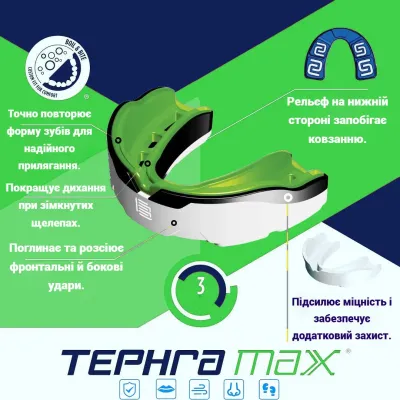 Капа взрослая MAKURA Tephra 11+ White Green (6017514130)