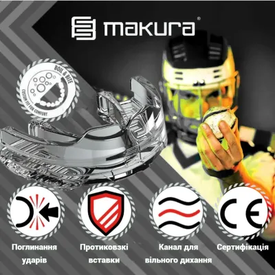 Капа під брекети доросла MAKURA Lithos 11+ Clear (6017514142)