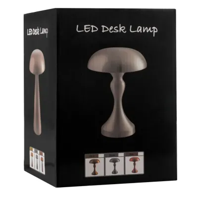 Настольная лампа Desk Lamp F89015 в виде гриба 1200 мАч 3 Вт Серебристый (35761_3605151)