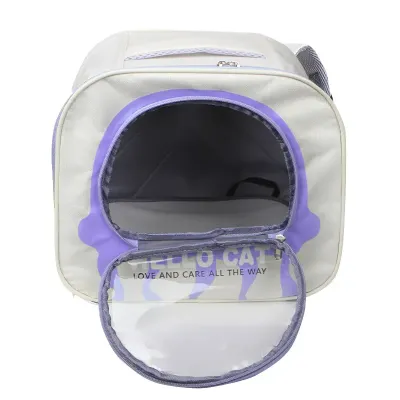 Рюкзак-перенесення для котів та собак Taotaopets 247722 34х29,5 см Violet 12985-83990