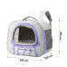 Рюкзак-перенесення для котів та собак Taotaopets 247722 34х29,5 см Violet 12985-83990