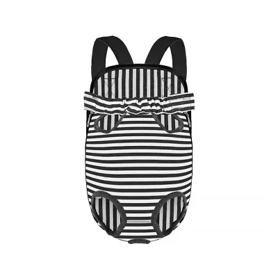 Рюкзак-кенгуру для тварин No Brand DT834 Strip Black-White S 12704-84183