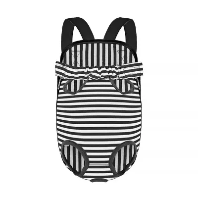 Рюкзак-кенгуру для животных No Brand DT834 Strip Black-White M 12704-84184