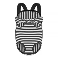 Рюкзак-кенгуру для животных No Brand DT834 Strip Black-White L 12704-84185