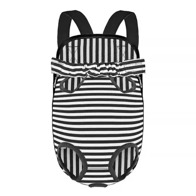 Рюкзак-кенгуру для животных No Brand DT834 Strip Black-White L 12704-84185