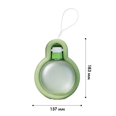 Поилка для собак и кошек складная Hippie dog 2309SPBL7336 Green 350 мл
