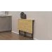 Стол раскладной Морис 900 Ferrum-decor 75x90x50 см Черно-бежевый (MORI906) Стол раскладной Морис 900 Ferrum-decor 75x90x50 см Черно-бежевый (MORI906)