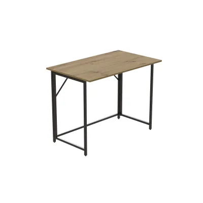 Стол раскладной Морис 900 Ferrum-decor 75x90x50 см Черно-бежевый (MORI906)