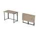 Стол раскладной Морис 900 Ferrum-decor 75x90x50 см Черно-бежевый (MORI902) Стол раскладной Морис 900 Ferrum-decor 75x90x50 см Черно-бежевый (MORI902)
