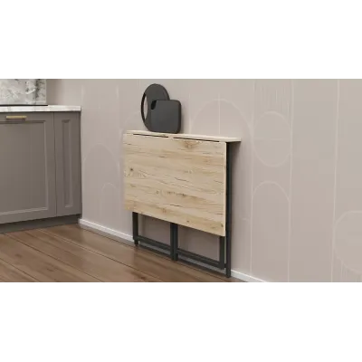 Стол раскладной Морис 900 Ferrum-decor 75x90x50 см Черно-бежевый (MORI902) Стол раскладной Морис 900 Ferrum-decor 75x90x50 см Черно-бежевый (MORI902)