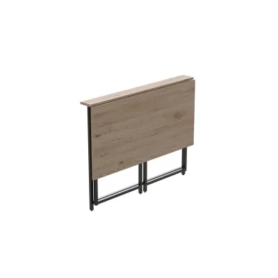 Стол раскладной Морис 900 Ferrum-decor 75x90x50 см Черно-бежевый (MORI902) Стол раскладной Морис 900 Ferrum-decor 75x90x50 см Черно-бежевый (MORI902)