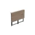 Стол раскладной Морис 900 Ferrum-decor 75x90x50 см Черно-бежевый (MORI902) Стол раскладной Морис 900 Ferrum-decor 75x90x50 см Черно-бежевый (MORI902)