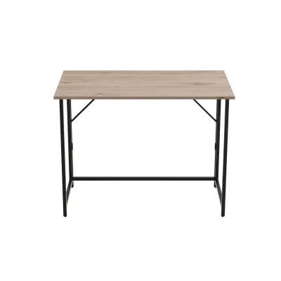Стол раскладной Морис 900 Ferrum-decor 75x90x50 см Черно-бежевый (MORI902)