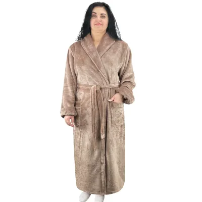 Халат жіночий Модельер 31690 52 Бежевий (17890)