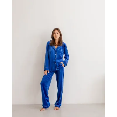 Піжама жіноча Модельєр 7622 42 Синій (14060)