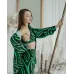 Пижама женская Модельер 7748 42 Черно-зеленый (11505)