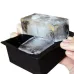Форма для льда силиконовая Ice с крышкой Кубики 4 ячейки 11х11х5 см Черный (C051349)