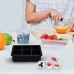 Форма для льда силиконовая Ice Кубики 6 ячеек 16.7x11.5x5 см Черный (С051350)