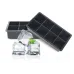 Форма для льоду силіконова Ice Кубики 8 комірок 21x11.5x5 см Чорний (C051352)
