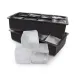 Форма для льда силиконовая Ice с крышкой Кубики 8 ячеек 21x11.5x5 см Черный (С051353)