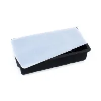 Форма для льоду силіконова Ice з кришкою Кубики 8 комірок 21x11.5x5 см Чорний (С051353)