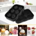 Форма для льоду силіконова Ice Куля 6 комірок 18,5x12,5x4,6 см Чорний (C051355) Форма для льоду силіконова Ice Куля 6 комірок 18,5x12,5x4,6 см Чорний (C051355)