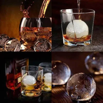 Форма для льоду силіконова Ice Куля 6 комірок 18,5x12,5x4,6 см Чорний (C051355) Форма для льоду силіконова Ice Куля 6 комірок 18,5x12,5x4,6 см Чорний (C051355)