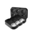 Форма для льоду силіконова Ice Куля 6 комірок 18,5x12,5x4,6 см Чорний (C051355)