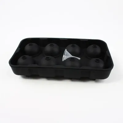 Форма для льда силиконовая Ice Шар 8 ячеек 22x11,5х4,5 см Черный (C051356) Форма для льда силиконовая Ice Шар 8 ячеек 22x11,5х4,5 см Черный (C051356)