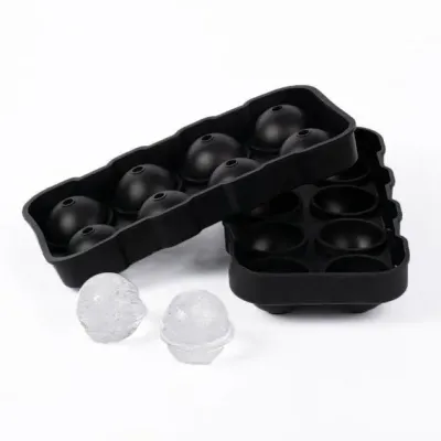 Форма для льда силиконовая Ice Шар 8 ячеек 22x11,5х4,5 см Черный (C051356) Форма для льда силиконовая Ice Шар 8 ячеек 22x11,5х4,5 см Черный (C051356)