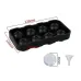 Форма для льда силиконовая Ice Шар 8 ячеек 22x11,5х4,5 см Черный (C051356) Форма для льда силиконовая Ice Шар 8 ячеек 22x11,5х4,5 см Черный (C051356)