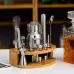 Набор для бара BAR для приготовления коктейлей с деревянной подставкой 750 мл 12 предметов Серебристый (C051212) Набор для бара BAR для приготовления коктейлей с деревянной подставкой 750 мл 12 предметов Серебристый (C051212)