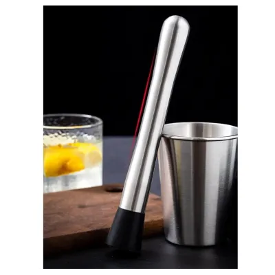 Мадлер для коктейлей BAR толкушка для бара 20.8 см Серебристый (C051207)