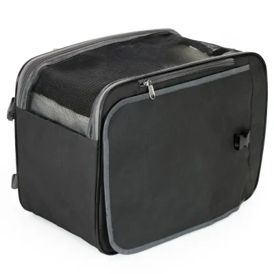 Сумка-рюкзак для переноски домашних питомцев CosmoPet CP-43 2в1 45х34х25 см Черный (3_06190)