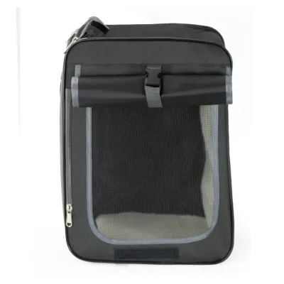 Сумка-рюкзак для переноски домашних питомцев CosmoPet CP-43 2в1 45х34х25 см Черный (3_06190)