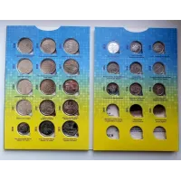 Альбом капсульний Collection Збройні Сили України з 24 монетами Різнокольоровий (Collection)
