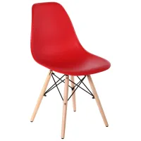 Стілець AMF Aster RL Wood Пластик Червоний (547528) Стілець AMF Aster RL Wood Пластик Червоний (547528)