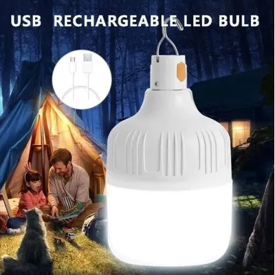 Портативная LED лампа-фонарь для кемпинга Urbankit 80 Вт с аккумулятором 5 В/1 А Белый (LED5В/1А)