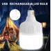 Портативная LED лампа-фонарь для кемпинга Urbankit 80 Вт с аккумулятором 5 В/1 А Белый (LED5В/1А)