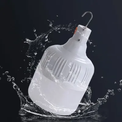 Портативная LED лампа-фонарь для кемпинга Urbankit 80 Вт с аккумулятором 5 В/1 А Белый (LED5В/1А)