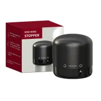Пробка вакуумна для пляшок Cork 1 шт 4 х 4 см Black (Н051391)