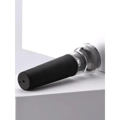 Пробка багаторазова для вина Cork 1 шт 2.5 х 1.5 х 8.5 см Black (H051392)