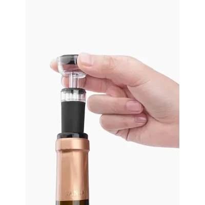 Набір багаторазових пробок для вина Cork 4 шт Чорний (H051392-4) Набір багаторазових пробок для вина Cork 4 шт Чорний (H051392-4)
