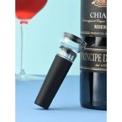 Набір багаторазових пробок для вина Cork 4 шт Чорний (H051392-4) Набір багаторазових пробок для вина Cork 4 шт Чорний (H051392-4)