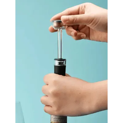 Набір багаторазових пробок для вина Cork 4 шт Чорний (H051392-4) Набір багаторазових пробок для вина Cork 4 шт Чорний (H051392-4)