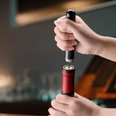 Пневматический штопор для бутылок BAR Черный (H051398) Пневматический штопор для бутылок BAR Черный (H051398)