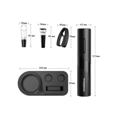 Набор для вина BAR 5в1 Black (H051394) Набор для вина BAR 5в1 Black (H051394)